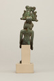 Child god in nemes and hemhem, Cupreous metal