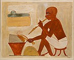 Metal Working, Tomb of Rekhmire, Nina de Garis Davies, Paper, tempera paint, ink