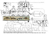 Facsimile Painting of Geese, Tomb of Nefermaat and Itet, Charles K. Wilkinson [painted 1920-21], Tempera on canvas