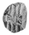 Sealing fragment, Clay (unfired)
