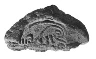 Sealing fragment, Clay (unfired)