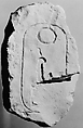 Inscribed Stone from Hatshepsut's Valley Temple, Limestone, ink