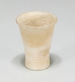 Miniature Ointment jar, Travertine (Egyptian alabaster)