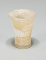 Miniature Ointment jar, Travertine (Egyptian alabaster)