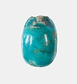 Scarab, Brigth blue glazed steatite