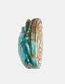 Scarab, Brigth blue glazed steatite