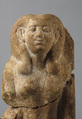 Female figure from a group statue, Quartzite