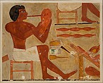 Sandal Maker, Tomb of Rekhmire, Nina de Garis Davies, Tempera on paper