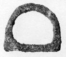 Ring with a flat bezel, Copper alloy