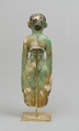Fertility figurine, Faience, blue-green glaze
