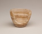 Bowl, Travertine (Egyptian alabaster) (?)