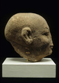 Head of a male statue, Sandstone