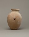 High-shouldered jar of desert clay, Pottery