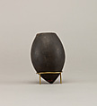Black ware jar with pointed base, Pottery