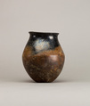 Black-topped red ware jar, Pottery