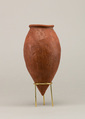 Red polished ware jar, Pottery