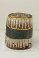 Sealing from a Jar with the Name of a king Amenhotep, Mud, pottery, paint