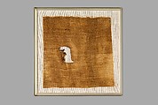 Corner of a Bandage Inscribed with the Cartouche of Neferure, Linen, ink