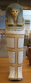 Anthropoid Coffin of a Woman, Wood, gesso, paint