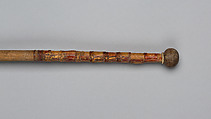 Hilt of a Javelin, Wood, ebony, ivory, bark