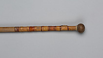 Hilt of a Javelin, Wood, ebony, ivory, bark