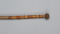 Hilt of a Javelin, Wood, ebony, ivory, bark
