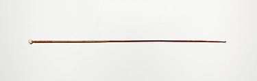 Javelin with an Ivory Knob, Wood, ivory, bark, reed