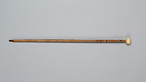 Javelin with an Ivory Knob, Wood, ivory, bark, reed