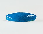 Cowroid Seal-Amulet Inscribed with the Throne Name of Thutmose II, Faience