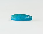 Cowroid Inscribed with a Nefer Hieroglyph, Faience