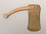 Razor Belonging to Hatnefer, Bronze or copper alloy, boxwood
