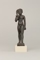 Statuette of a child god, Cupreous metal