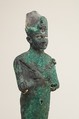 Osiris, Copper alloy, stone