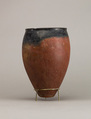 Black-topped red ware jar, Pottery