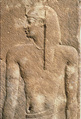 Ball-Playing Ceremony: the king before a goddess, possibly Hathor, Quartzite