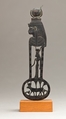 Menat counterpoise with figures of Hathor as a woman and a cow, cupreous alloy