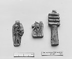 Djed Pillar Amulet, Faience