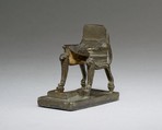 Throne for Statuette of a Deity, Cupreous metal