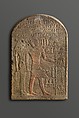 Stela of Amennakht, Sandstone, paint