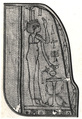 Fragment of a Shroud Depicting Isis, Linen, paint