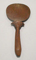 Mirror, Wood, bronze or copper alloy