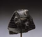 Head from a Statuette of Amenhotep III, Diorite