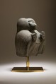 Statuette depicting a worshipping baboon, Meta-siltstone