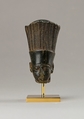 Head of Goddess Anukis, Steatite
