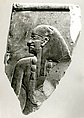 Relief of a female attendant with menat necklace - see 26.3.353h (part of 26.3.353-3), Limestone, paint