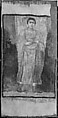 Shroud of a Woman Wearing a Fringed Tunic, Linen, paint (tempera)