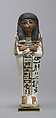 Shabti of Khabekhnet and Iineferty, Limestone, paint