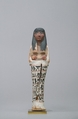 Shabti of Iineferty, Wood, gesso, paint