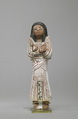 Shabti of Khonsu, Pottery, paint