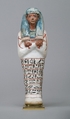 Shabti of Sennedjem, Limestone, paint